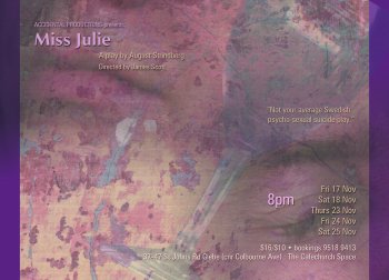 Miss Julie postcard (Strindberg)