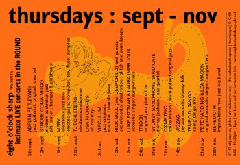 eight oclock sharp dates 2002 postcard