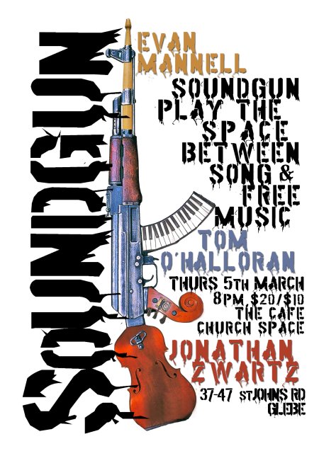 Soundgun play the space between song and free music