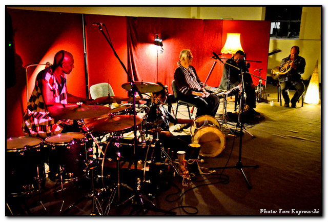 Colin Offord and band at Colbourne Ave, Glebe